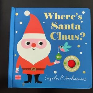 Where's Santa Claus? Lift The Flap Children's Board Book